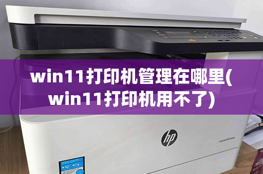 win11打印机管理在哪里(win11打印机用不了)