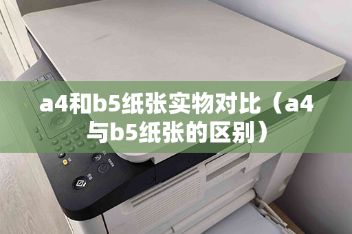 a4和b5纸张实物对比（a4与b5纸张的区别）